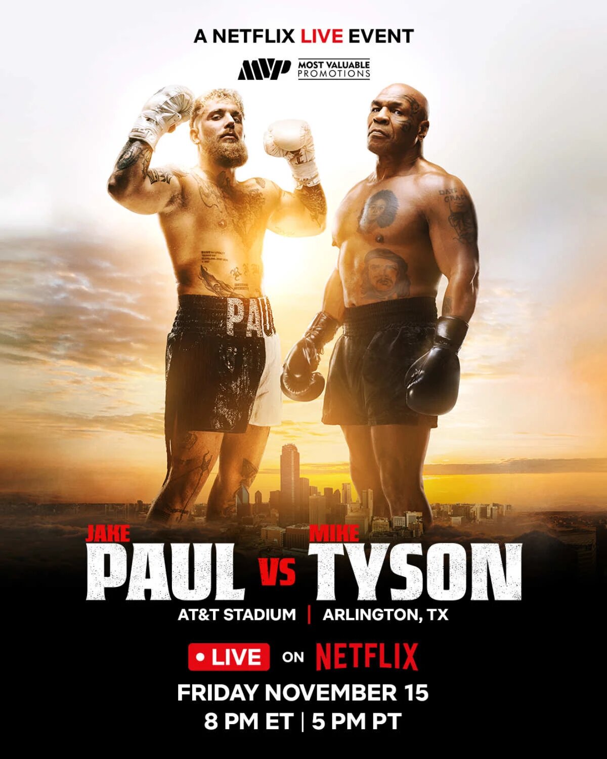 Countdown: Paul vs. Tyson ne zaman
