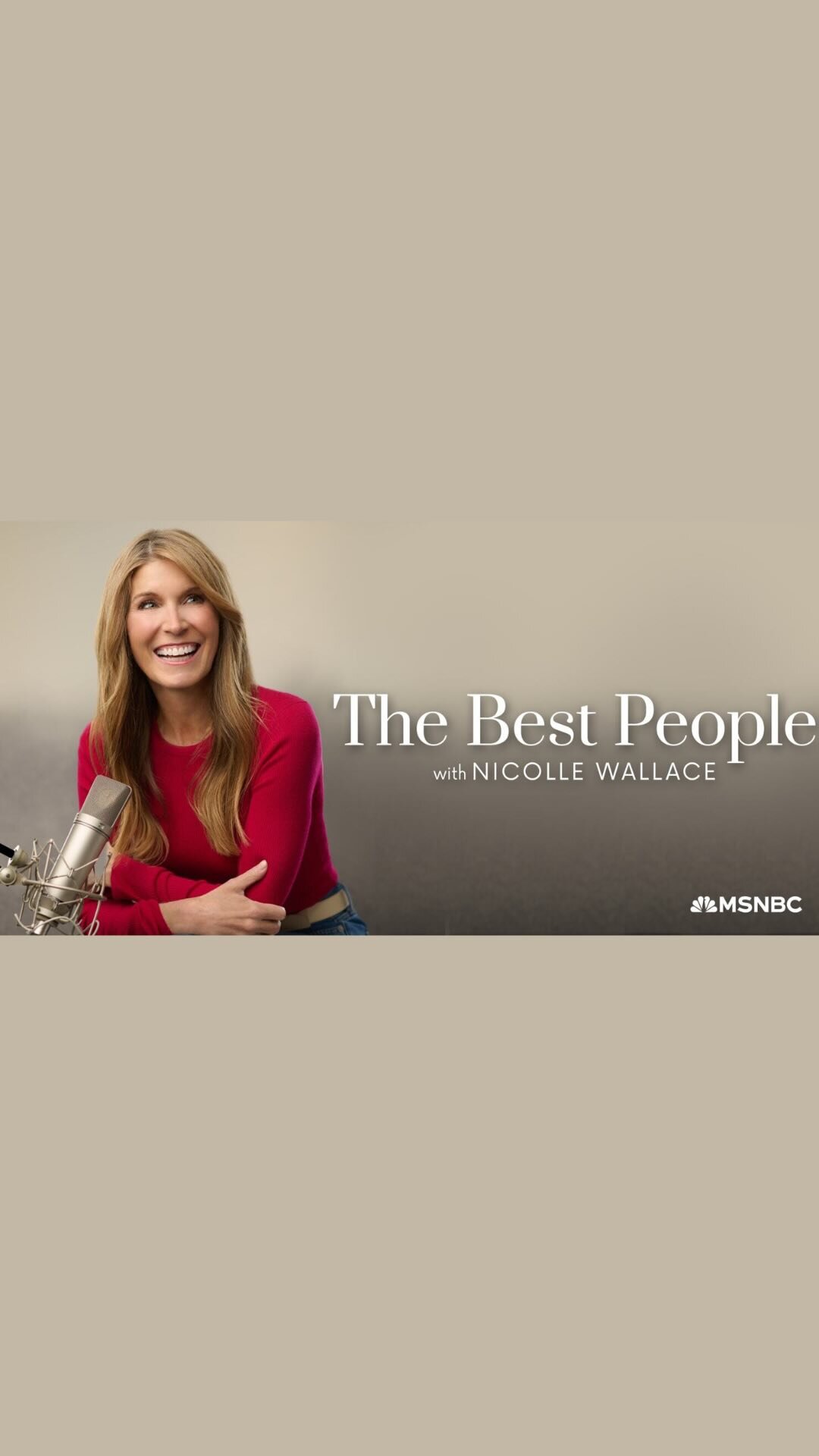 The Best People with Nicolle Wallace ne zaman